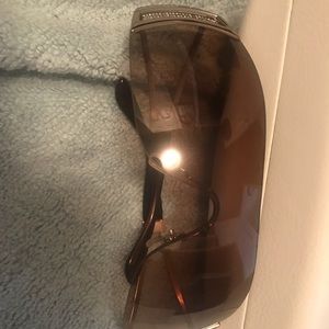 Versace sunglasses and case. Rhinestone accents.